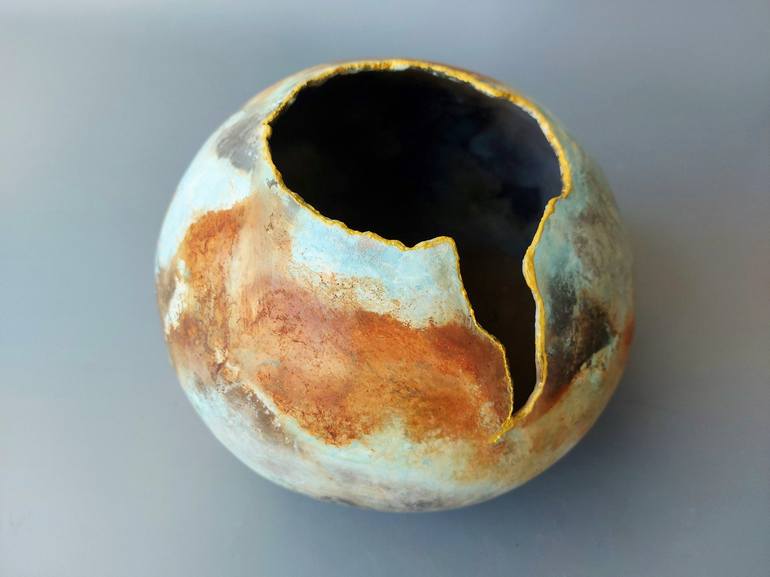 Naked Raku Pinch Pot Wabi Sabi Tropicalexpressllc