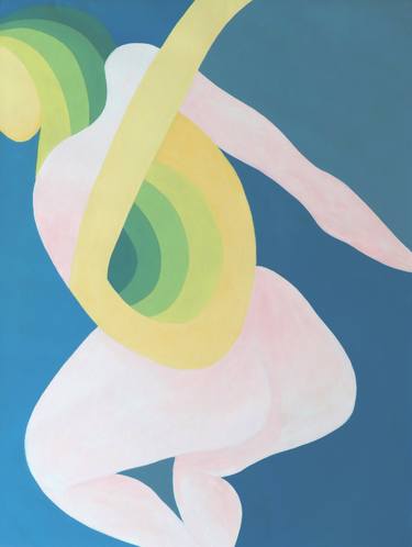 Saatchi Art Artist Oihergi Eleder Estornes Rivera; Painting, “Nude shape 1” #art