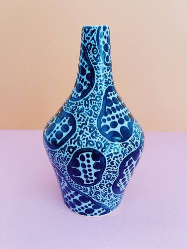 Saatchi Art Artist Fiona Clark; Sculpture, “Grey Vase” #art