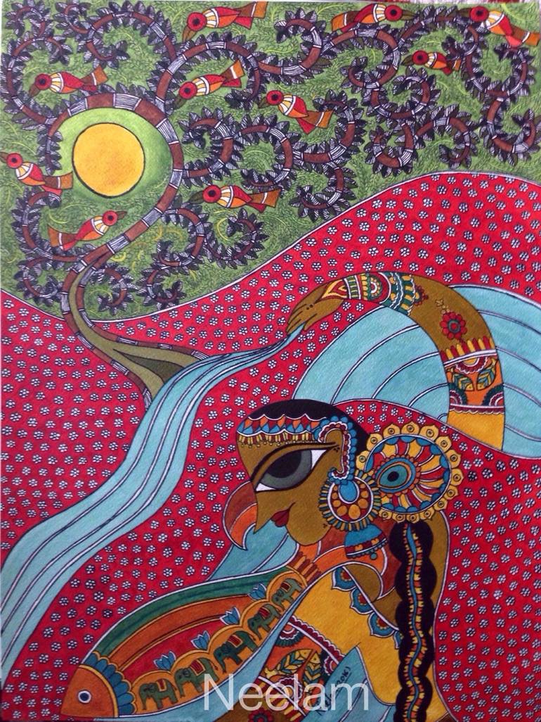 Vasundhara Painting By Neelam Khairha Saatchi Art