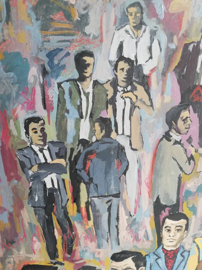 The Gang Painting By Tanya Dim Saatchi Art