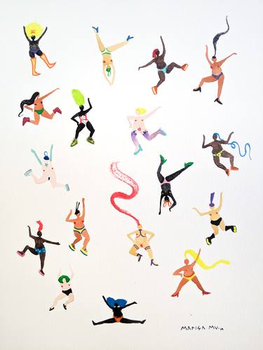 Saatchi Art Artist Marisa Mu; Painting, “Body Language” #art