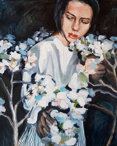 Saatchi Art Artist Amaia Gomez Marzabal; Painting, “The Flowers Of Your Garden” #art