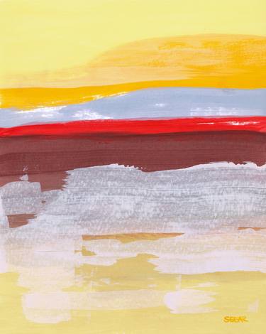 Saatchi Art Artist Angela Seear; Painting, “Desert Color Study 4” #art