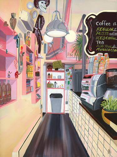 Saatchi Art Artist Jennifer Warren; Painting, “Café Tola” #art