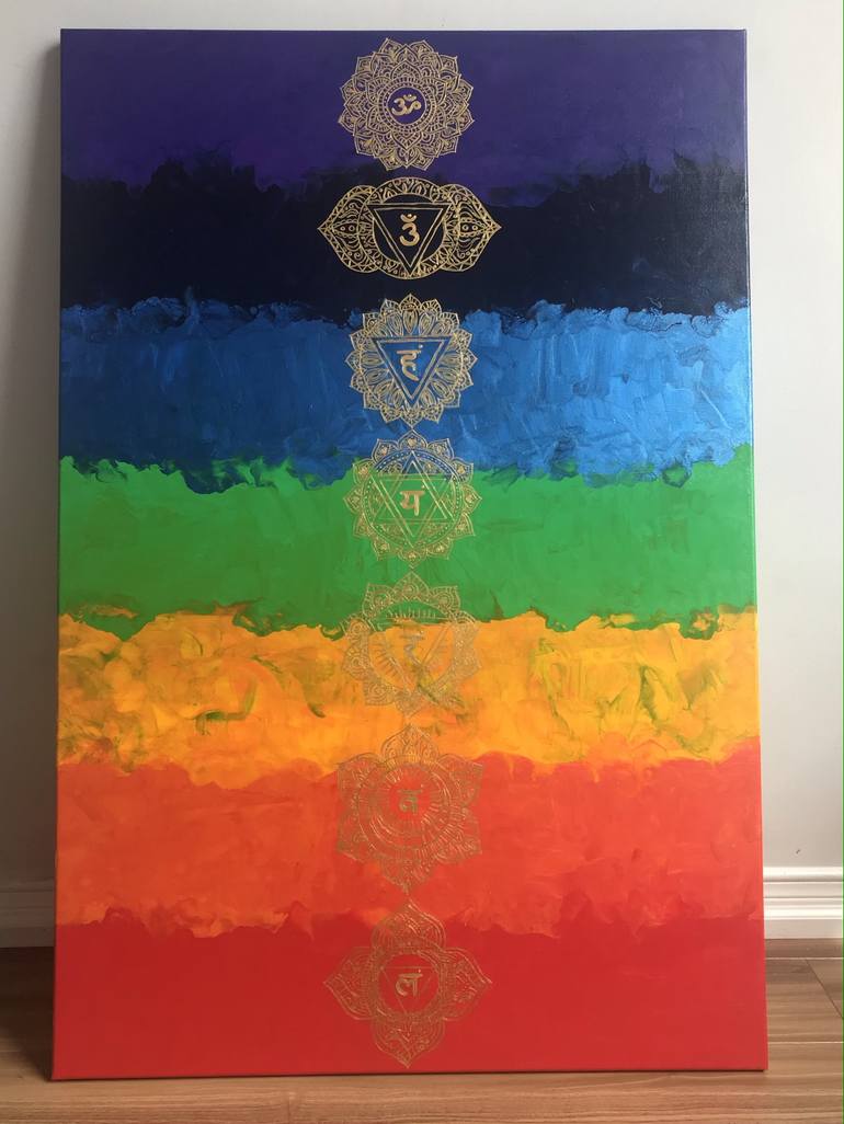 Chakras Painting By Richa Gallery Saatchi Art