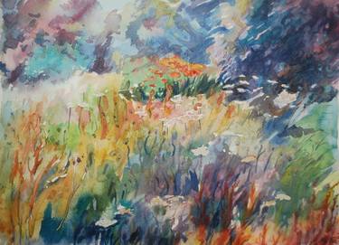 Saatchi Art Artist Paul Warburton; Painting, “Windermere Meadow” #art
