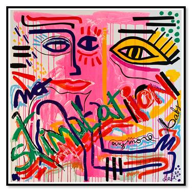 Saatchi Art Artist Le Le Carrington; Painting, ““Radio Remix”” #art