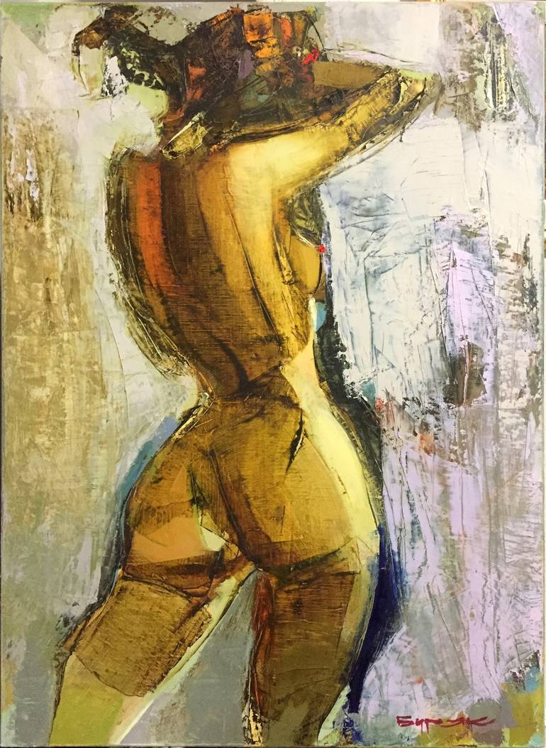 Nude After Painting By Borys Buryak Saatchi Art