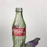 Empty Coca Cola Bottle Painting By Serpil Umit Saatchi Art