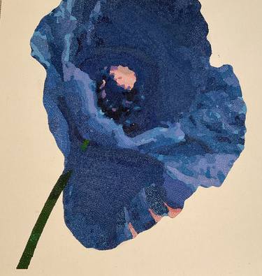 Saatchi Art Artist Rachel Daly; Painting, “Blue Lilly” #art