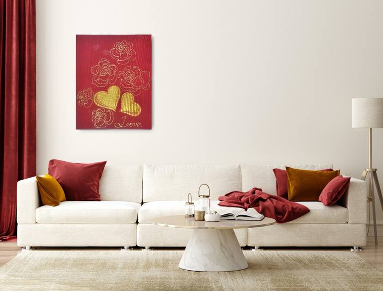 Love Valentine Painting By Natalya Cernov Saatchi Art