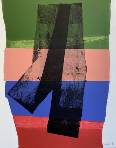 Saatchi Art Artist Denise Marts; Painting, “‘A Visit with Warhol’” #art