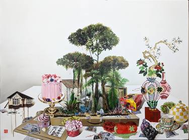 Saatchi Art Artist Insuk Kwon; Painting, “Tea Party” #art