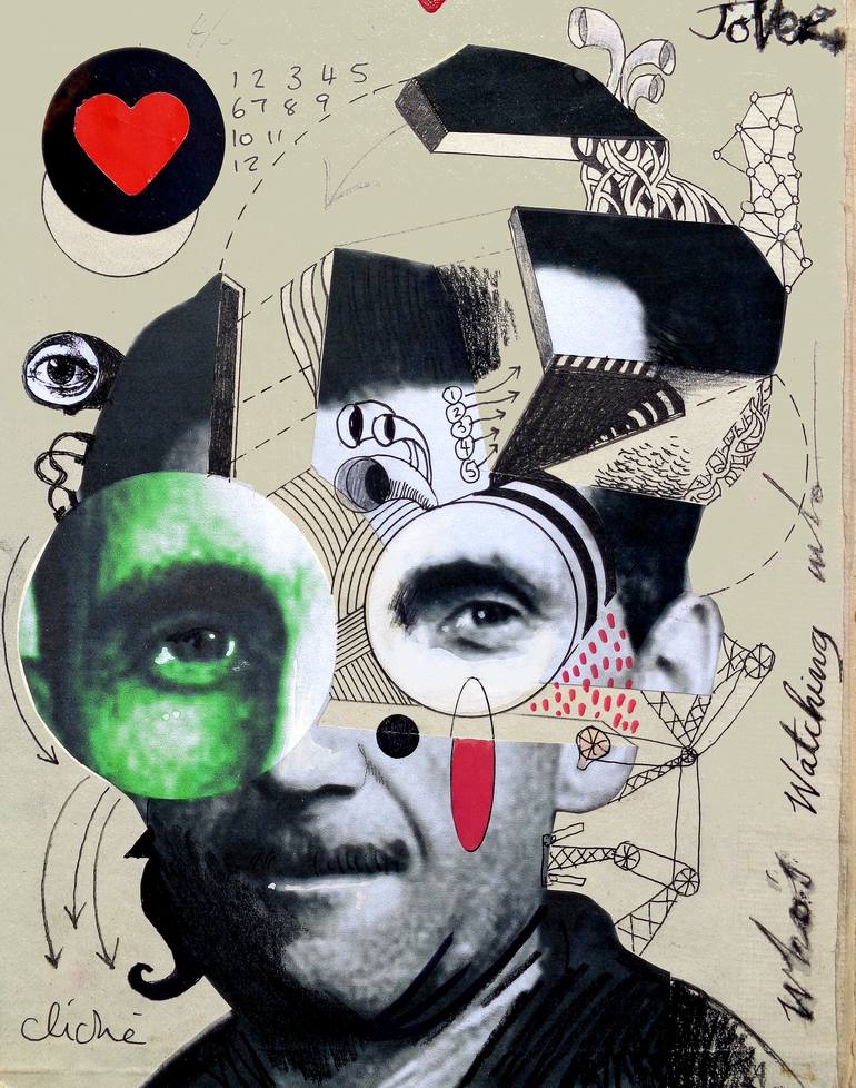 The Big O Collage By Loui Jover Saatchi Art