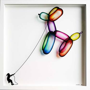 Saatchi Art Artist VeeBee VeeBee; Printmaking, “Balloon Dog on Glass - Limited Edition of 50” #art