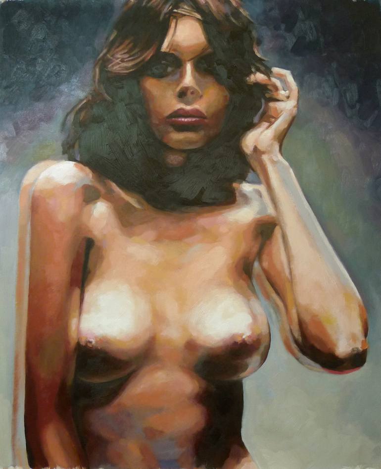 Fuzzy Nude Sold Painting By Thomas Saliot Saatchi Art