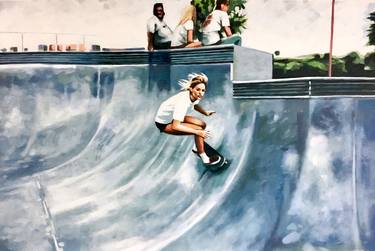 Saatchi Art Artist Thomas Saliot; Painting, “Blond Skatepark” #art