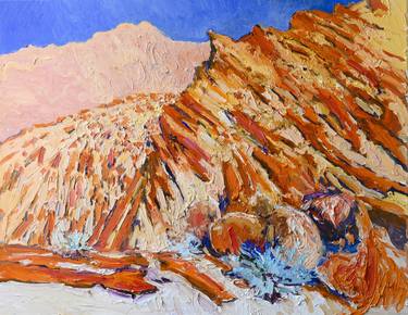 Saatchi Art Artist Suren Nersisyan; Painting, “Anza-Borrego Desert, Red Rocks” #art