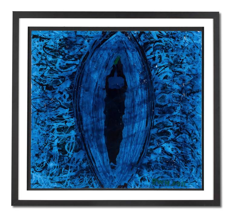 Germaines Blue Blue Vagina Painting By Ross Harrison Saatchi Art