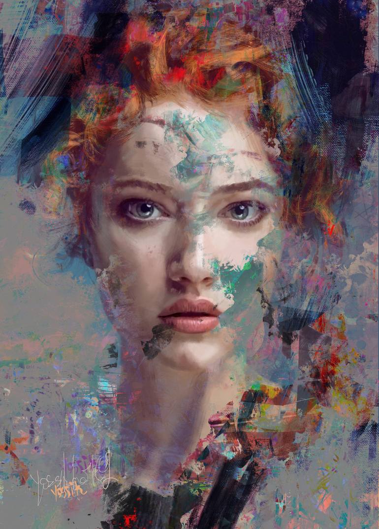 Look At Me I Am Here Mixed Media By Yossi Kotler Saatchi Art