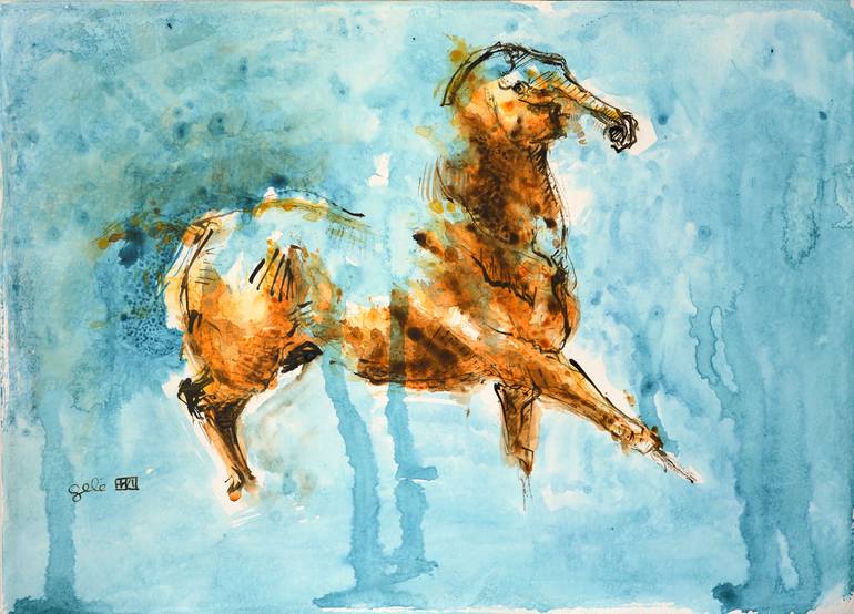 Equine Nude A Painting By Benedicte Gele Saatchi Art