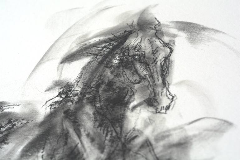 Equine Nude 14p Drawing By Benedicte Gele Saatchi Art