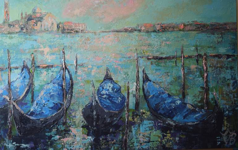 Venice Dawn Painting By Colette Baumback Saatchi Art