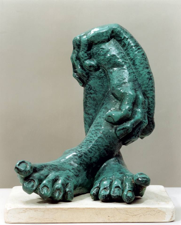 Green Organs Sculpture By Shimon Drory Saatchi Art