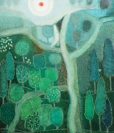 Saatchi Art Artist Rob Van Hoek; Painting, “Daylight fell upon the path” #art