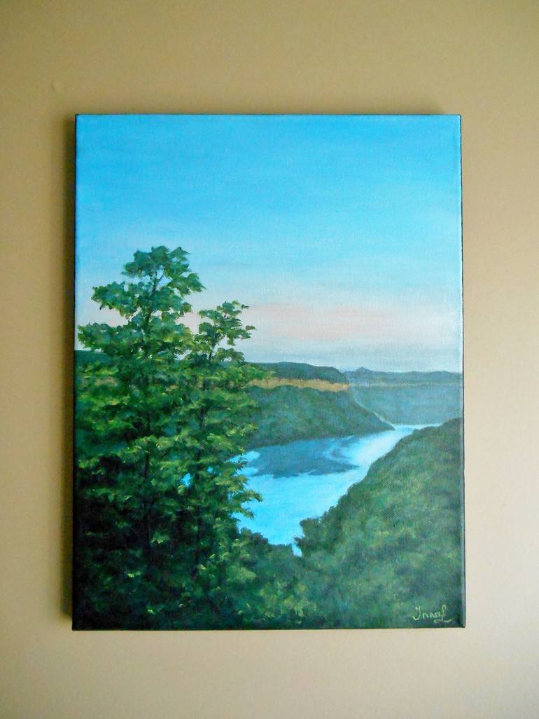 Niagara Evening Painting By Inna Laktionova Saatchi Art