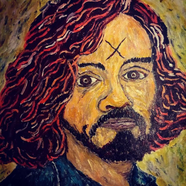 Charles Manson Painting By Richio Galvez Saatchi Art