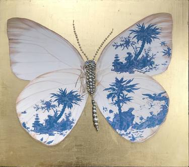 Saatchi Art Artist karen clark; Collage, “The Butterfly Effect” #art