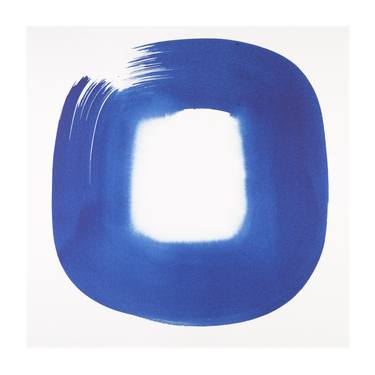 Saatchi Art Artist Véronique Gambier; Painting, “Aperture in Cobalt Blue II” #art