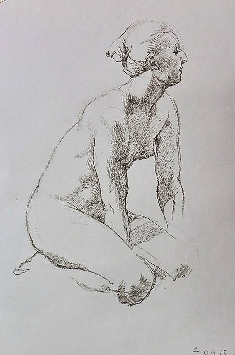 Nude Drawing By Oleg Sergeev Saatchi Art