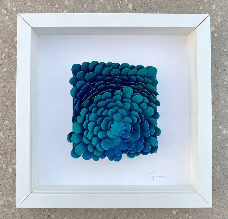 Deep Blue Reef Sculpture By Swapna Namboodiri Saatchi Art