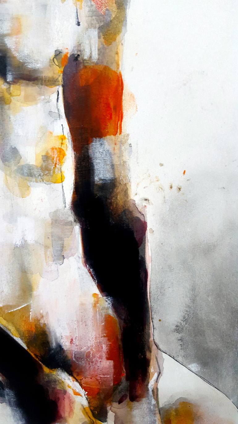 Seated Figure Drawing By Thomas Donaldson Saatchi Art