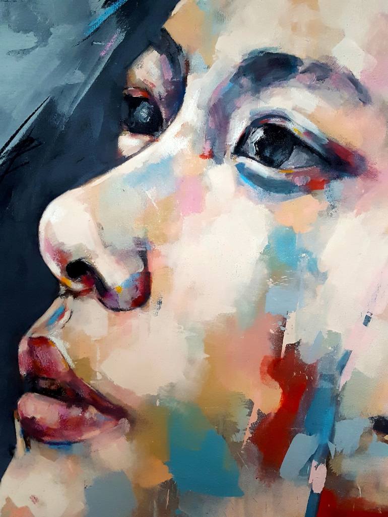 3 18 17 Heads Painting By Thomas Donaldson Saatchi Art