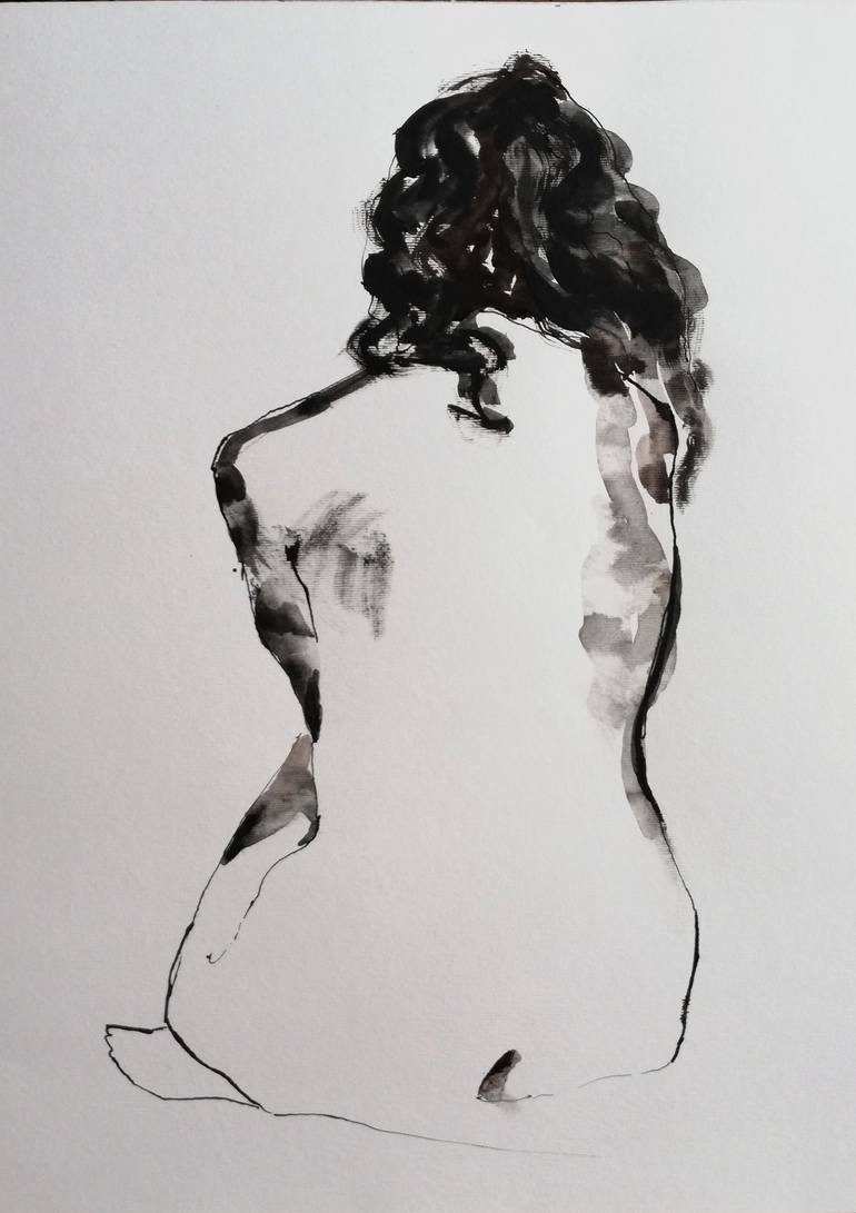 Nude Drawing By Jelena Djokic Saatchi Art