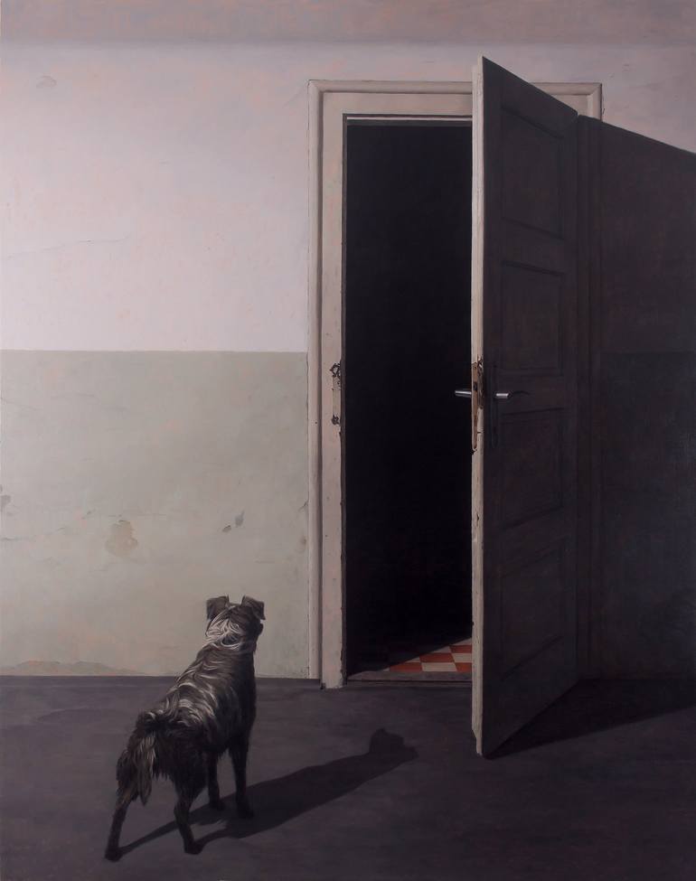 Deimos Painting By Dragan Bibin Saatchi Art