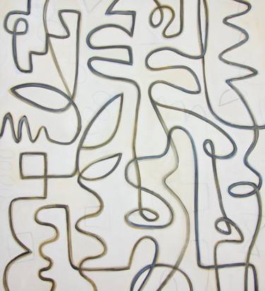 Saatchi Art Artist Michelle Louis; Painting, “Loops and Curves” #art