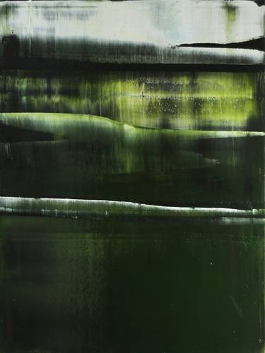 Saatchi Art Artist Koen Lybaert; Painting, “Olive green III [Abstract N°2254] - SOLD [Thailand]” #art