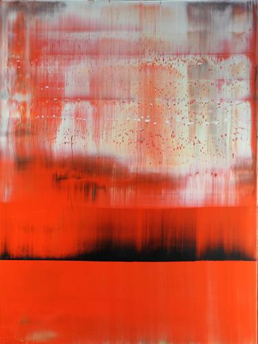 Saatchi Art Artist Koen Lybaert; Painting, “Red-orange III [Abstract N°2260] - SOLD [Thailand]” #art
