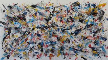 Saatchi Art Artist Max Yaskin; Painting, “Abstract  Modern  SIGNED Hand Painted  ACRYLIC PAINTING on CANVAS by M.Y.” #art