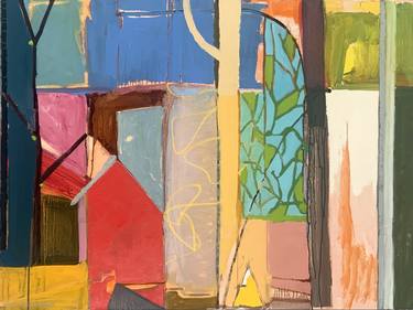 Saatchi Art Artist Steven Page Prewitt; Painting, “We Filled the Red Barn Feeder with Squirrel’s Corn” #art