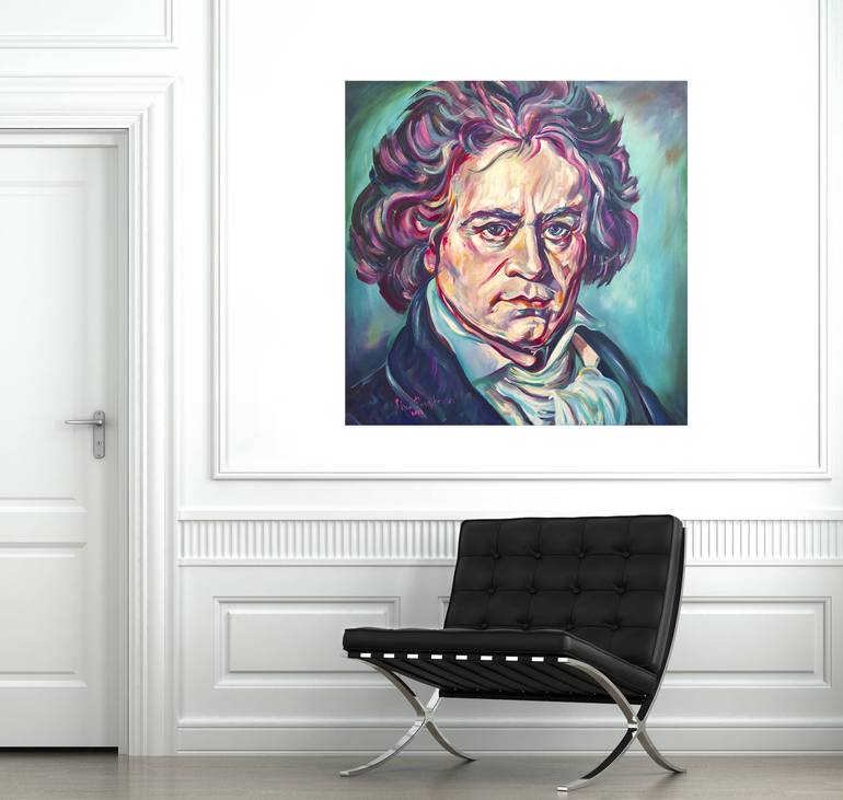 Ludwig Van Beethoven Painting By Nino Ponditerra Saatchi Art