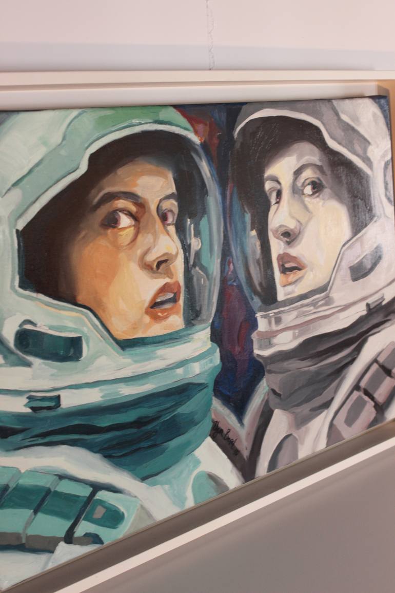 Original Conceptual People Painting by Ilgin Besel