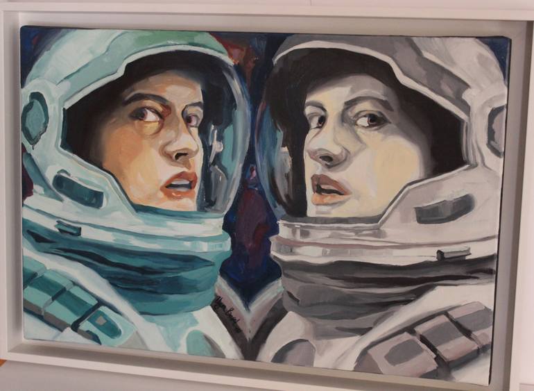 Original Conceptual People Painting by Ilgin Besel