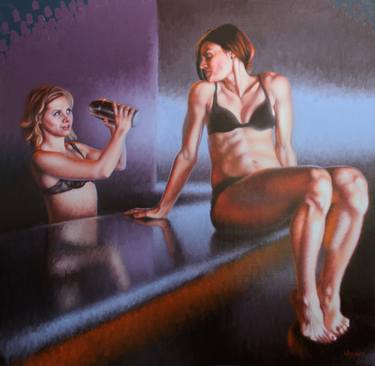 Print of Figurative Women Paintings by Adam Wexelblatt