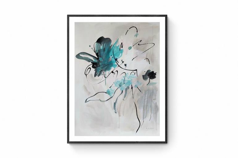 Original Abstract Expressionism Abstract Painting by María Moreno